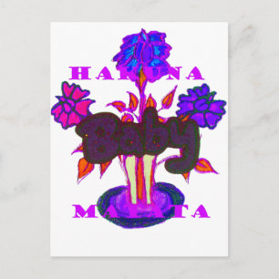 Carte Postale Baby plante Hakuna Matata cadeaux.png