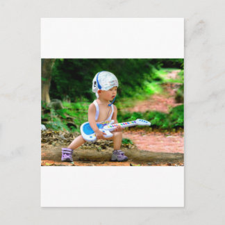 Carte Postale Baby Rock Star