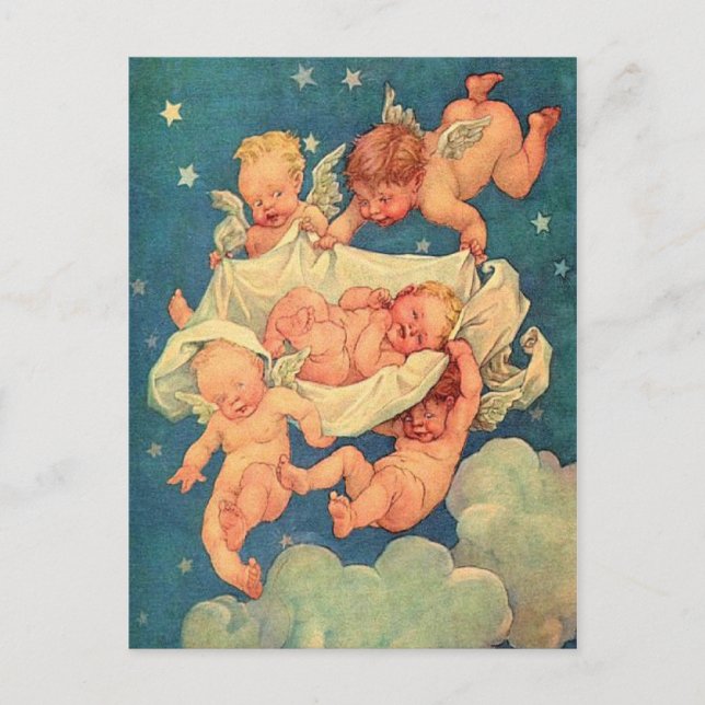 Carte Postale baby shower budgétaire Invitation (Devant)