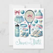 Baby shower de tennis pour bébé garçon bleu thème