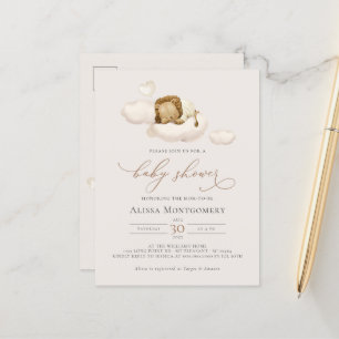 Carte Postale Baby shower Lion