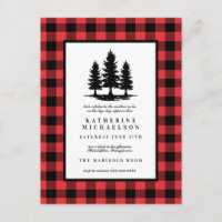 BABY SHOWER | Rustique Forêt Buffalo Checks