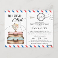 Baby shower vintage par poste interurbain