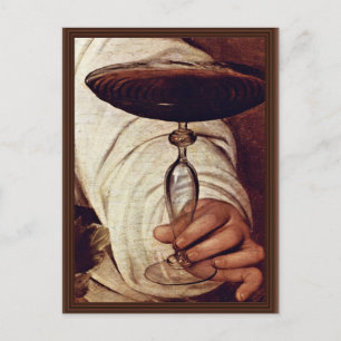 Carte Postale Bacchus, Détail De Michelangelo Merisi Da Caravagg