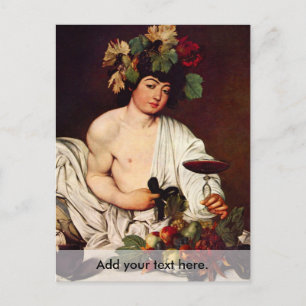 Carte Postale Bacchus par Caravaggio