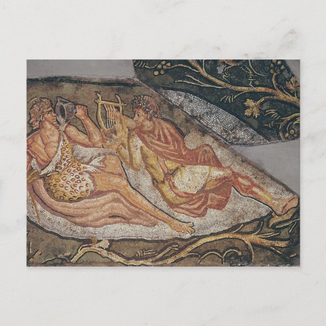 Carte Postale Bacchus Reculer, détail (Devant)
