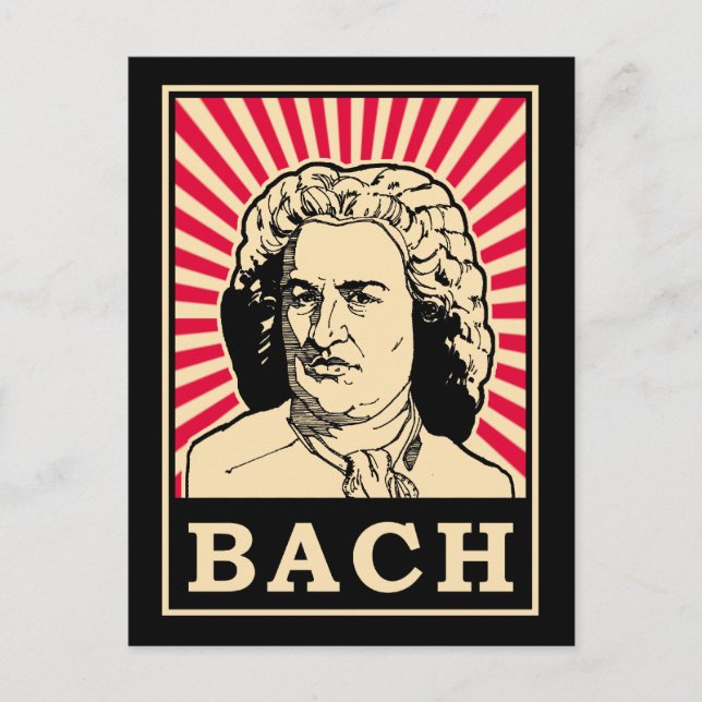 Carte Postale Bach (Devant)