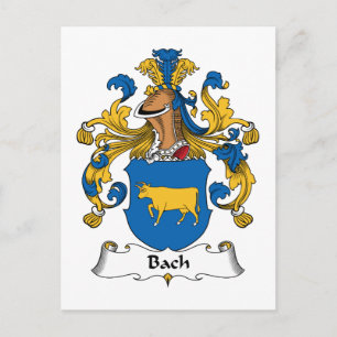 Carte Postale Bach Family Crest