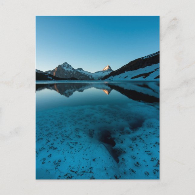 Carte Postale Bachalpsee, Grindelwald, Suisse (Devant)