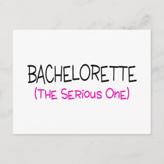 Carte Postale Bachelorette Le Sérieux