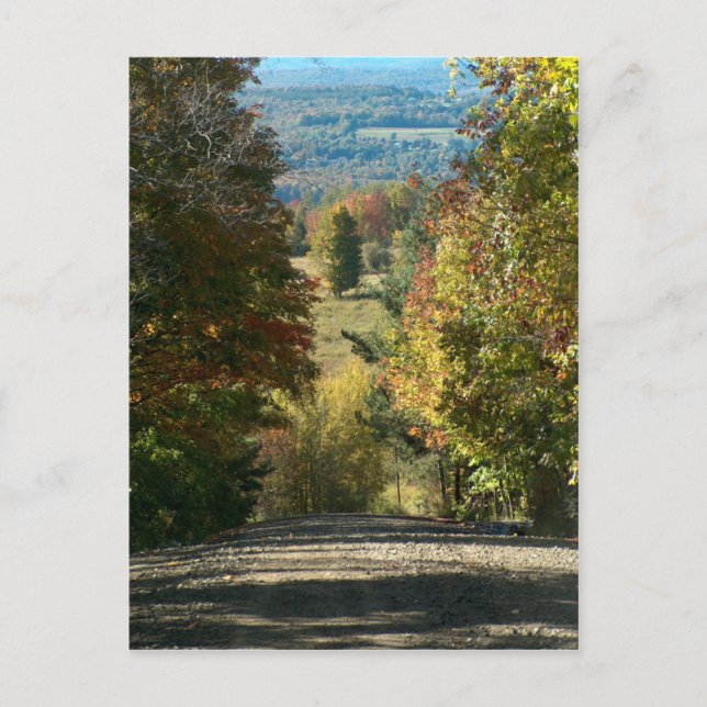Carte Postale Back Road Vermont (Devant)