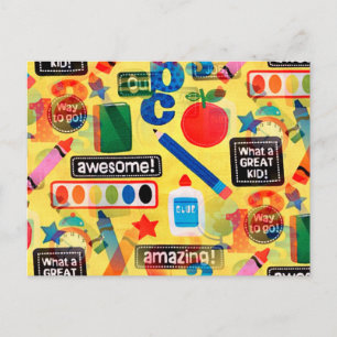 Carte Postale back to school