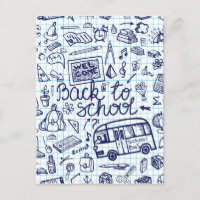 Back to School Supplies. Sketchy Notebook decor