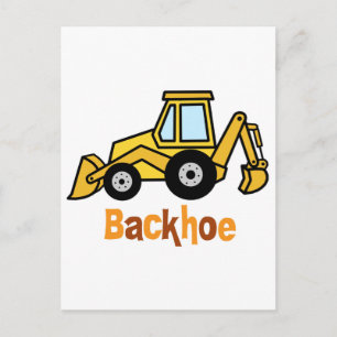Carte Postale Backhoe