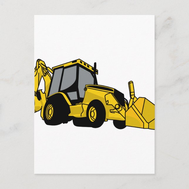 Carte Postale Backhoe (Devant)