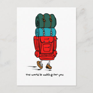 Carte Postale Backpacker