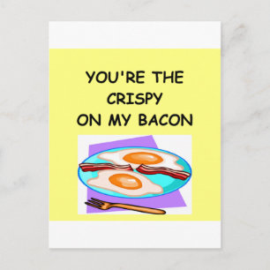 CARTE POSTALE BACON
