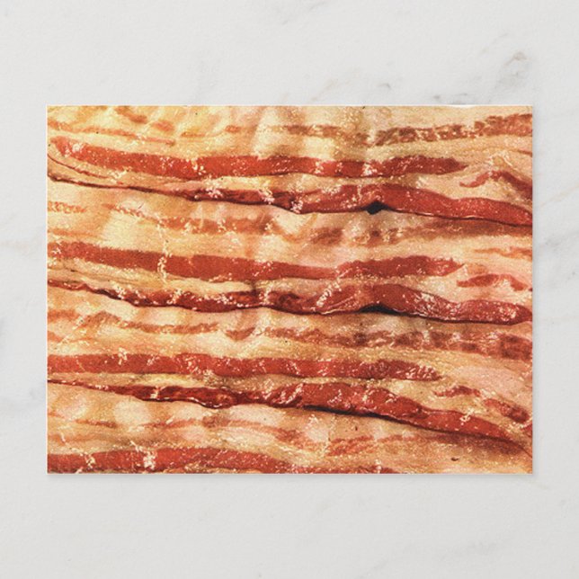 Carte Postale bacon, (Devant)