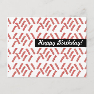 Carte Postale Bacon Anniversaire N'importe quelle occasion Motif