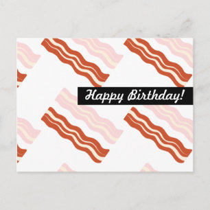 Carte Postale Bacon Anniversaire Toute occasion Personnalisée
