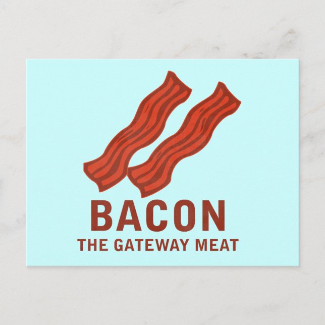 Carte Postale Bacon, Viande De Porte (Devant)