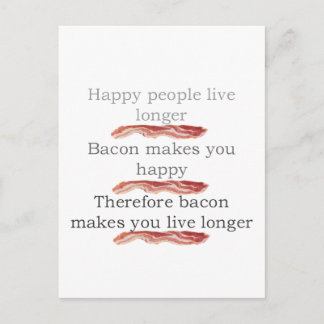 Carte Postale baconlogicwithbacon