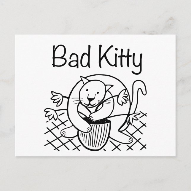 Carte Postale Bad Kitty 2 (Devant)