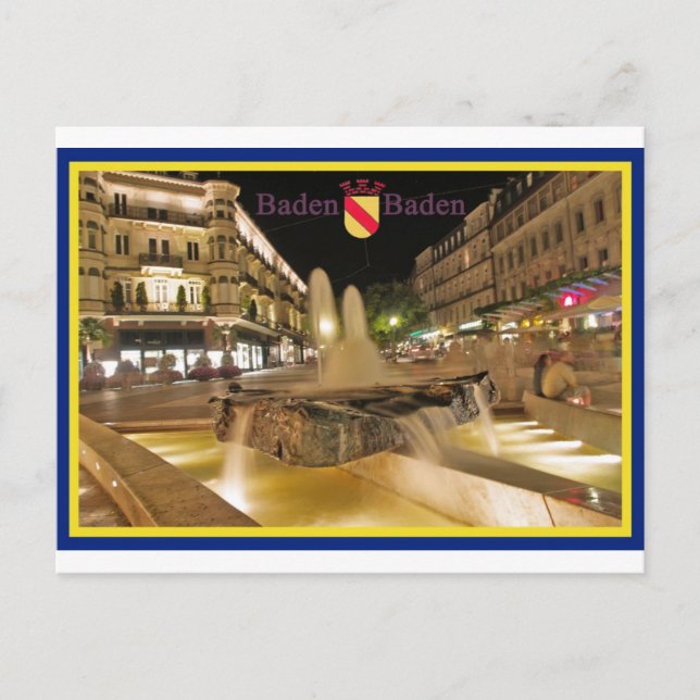 Carte Postale Baden-Baden Ansichtskarte (Devant)