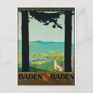 Carte Postale Baden Baden, Ville et environs, Allemagne