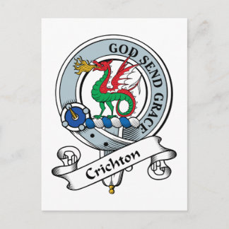 Carte Postale Badge du clan Crichton
