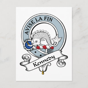 Carte Postale Badge Kennedy Clan