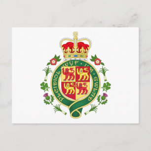 Carte Postale Badge royal du Pays de Galles