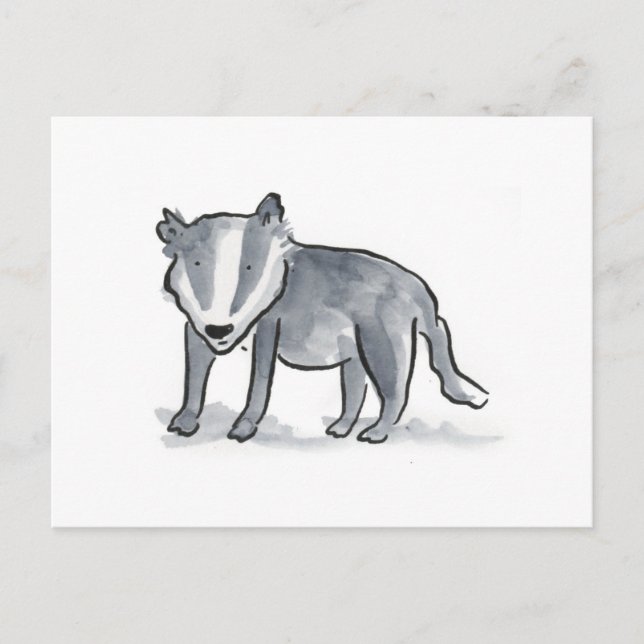 Carte Postale Badger (Devant)