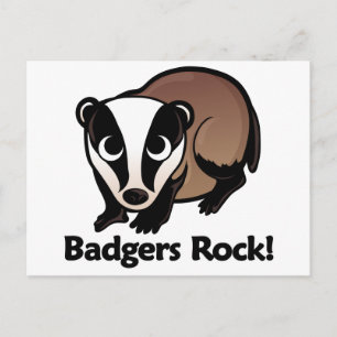 Carte Postale Badgers Rock !