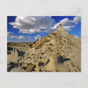Carte Postale Badlands dans le parc provincial Dinosaur en Alber