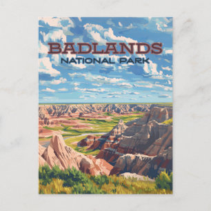 Carte Postale Badlands National Park South Dakota Landcape