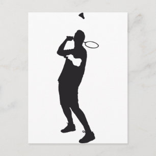 Carte Postale badminton