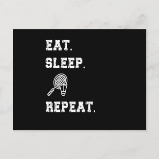 Carte Postale Badminton