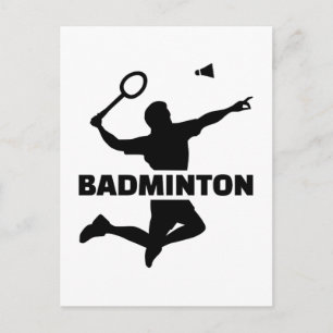 Carte Postale Badminton