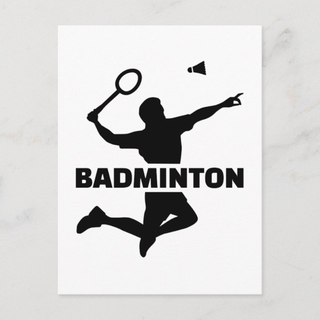 Carte Postale Badminton (Devant)