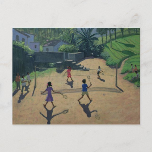 Carte Postale Badminton Coonoor India (Devant)