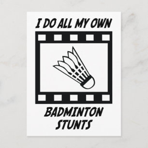 Carte Postale Badminton Stunts