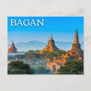 Carte postale Bagan, Myanmar (Birmanie)