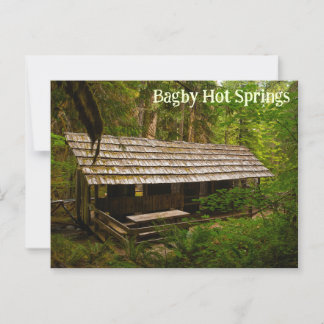 Carte Postale Bagby Hot Springs Mt Hood Forêt nationale Oregon