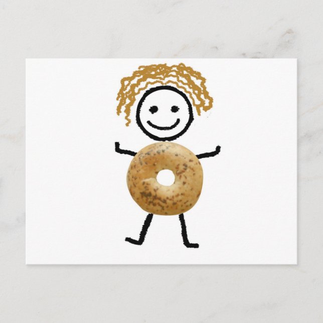 Carte Postale Bagel Kid (Devant)