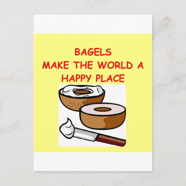Carte Postale bagels (Devant)