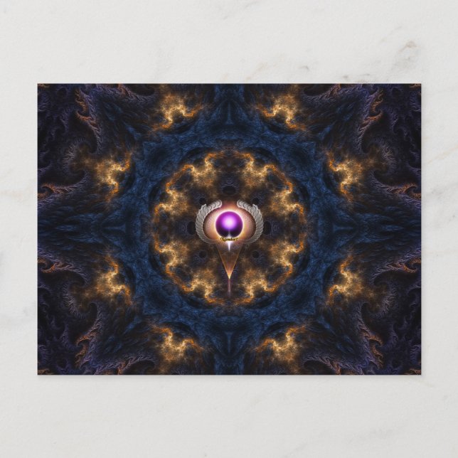 Carte Postale Bague De Feu De Dragons (Devant)