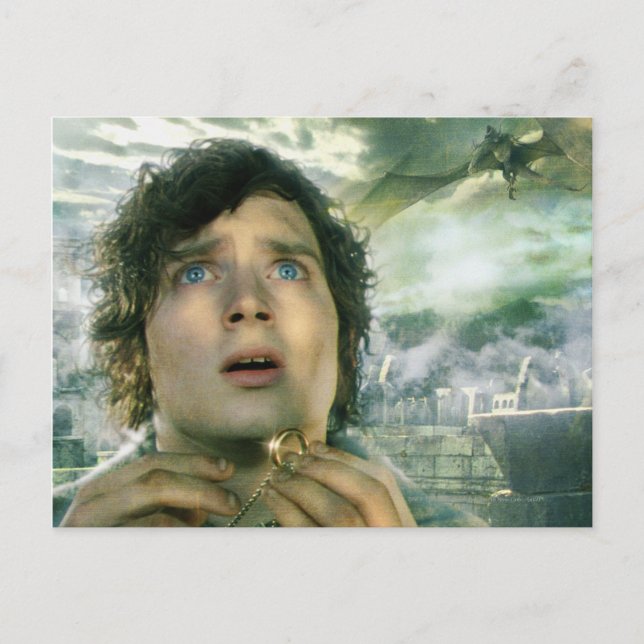 Carte Postale Bague de retenue FRODO™ effrayée (Devant)