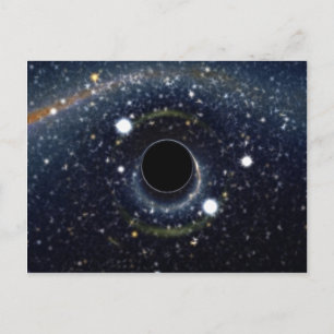 Carte Postale Bague noire Einstein NASA