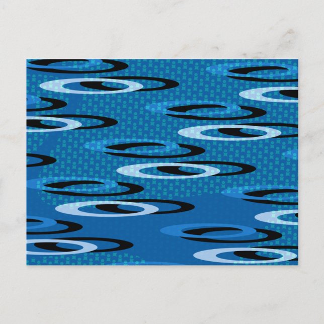 Carte Postale Bagues bleues (Devant)